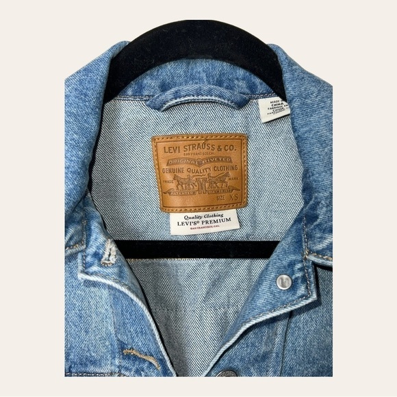 LEVI’S DENIM JACKET‎ WITH PATCHWORK SIZE XSMALL - Picture 7 of 10